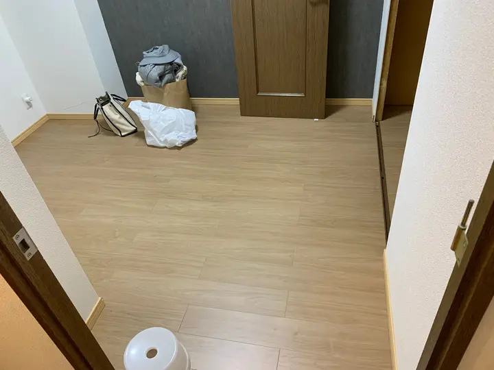 施工後の居室（別アングル）