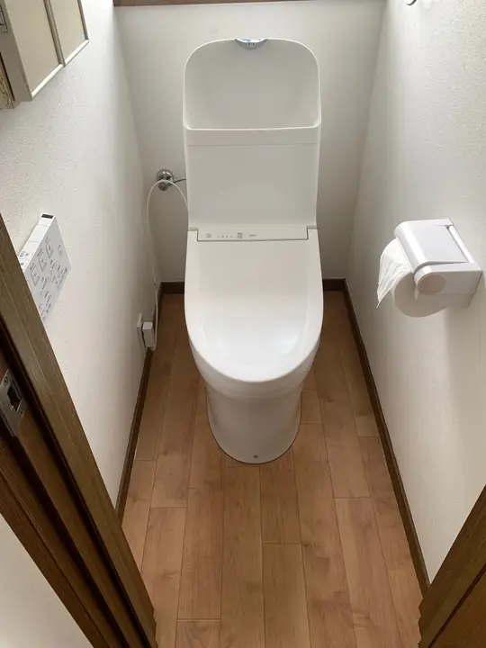 入れ替え後のトイレ